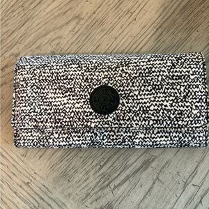 Kipling Stylish Black and White Women's Wallet